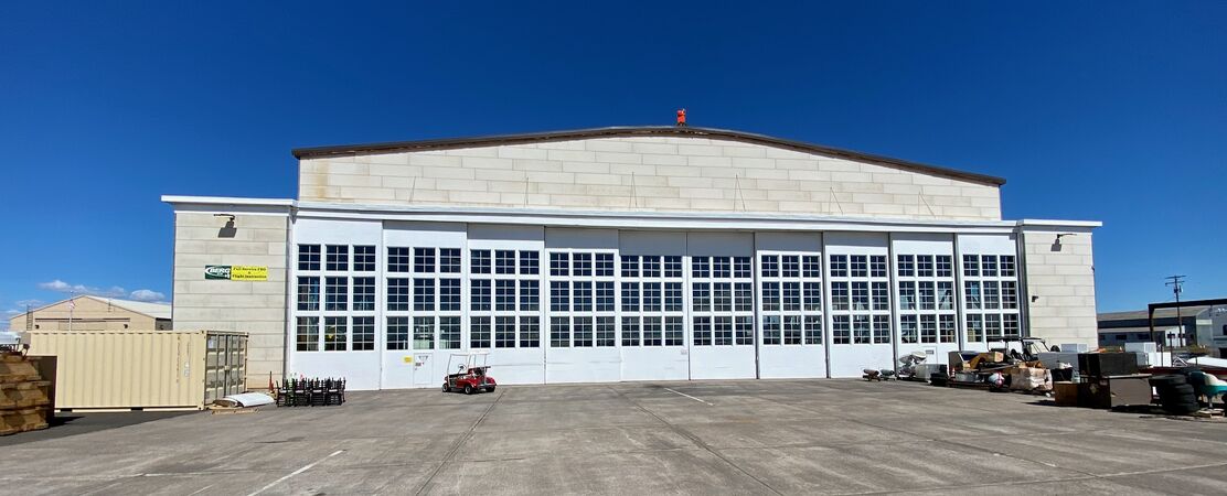 WWII Madras AAF South Hanger in 2022.