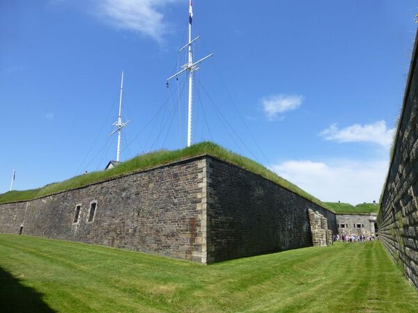 Halifax Citadel Southeast Bastion, Ditch and Signal Masts