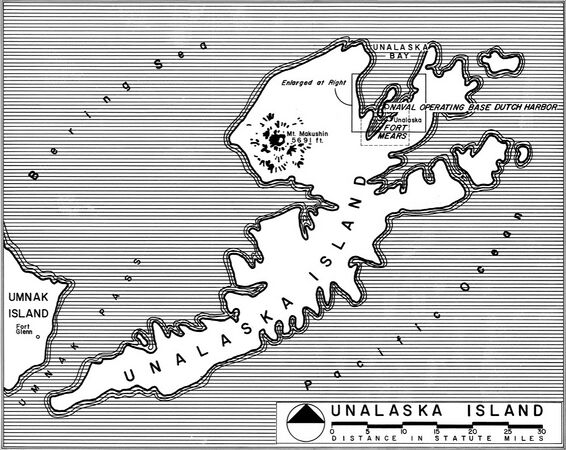 Unalaska Island WWII Fortifications