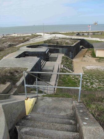 Overlooking Battery Schenck, Viewed from Battery Thomas