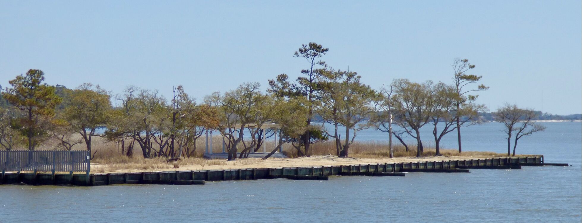Fort Huger Site from the Bridge.