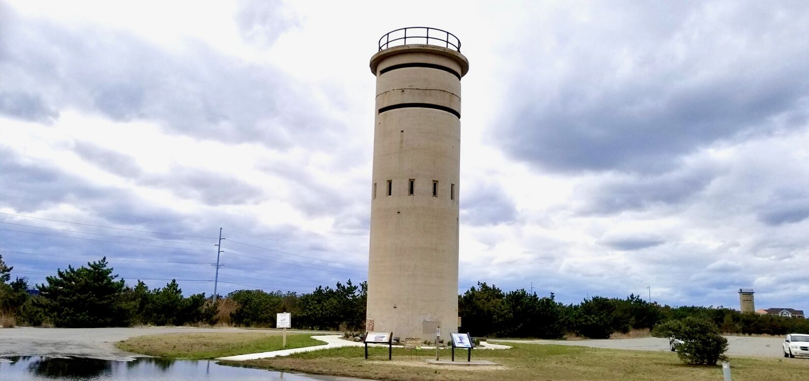 Fort Miles Fire Control Tower No. 3. The Radar Site was Located at the Rear of the Tower.