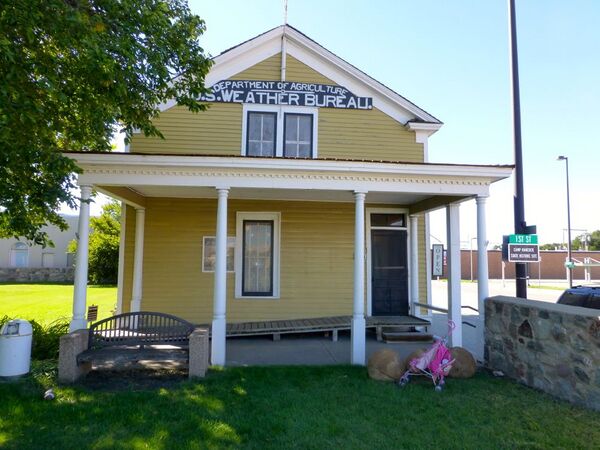 Camp Hancock Remaing Original Building (front view)