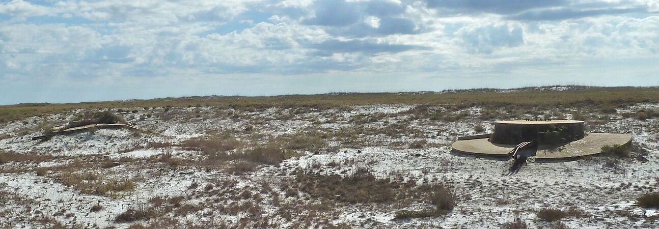 Fort Pickens AMTB Battery Remains.