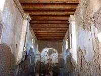 Mission Tumacacori Church Interior with Flat Roof
