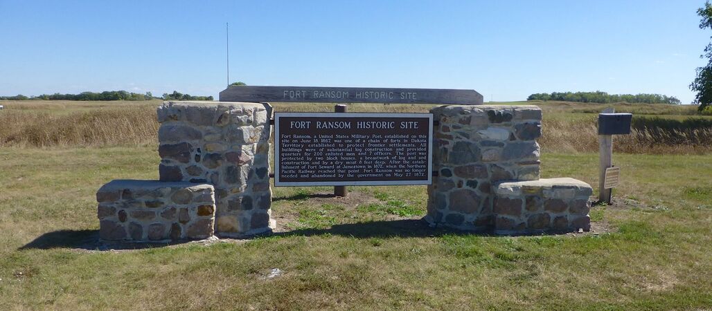 Fort Ransom Marker