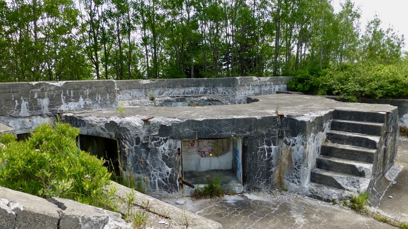 Connaught Battery Gun Emplacement.