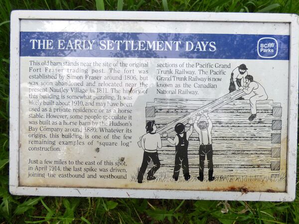 Fort Fraser Building Sign