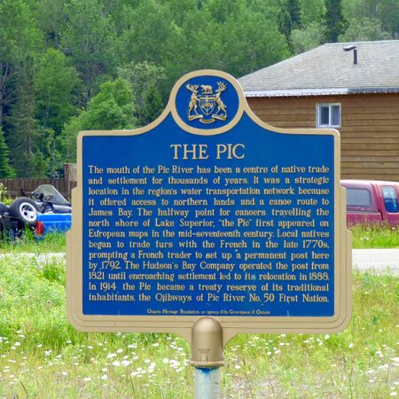 Pic River Marker.