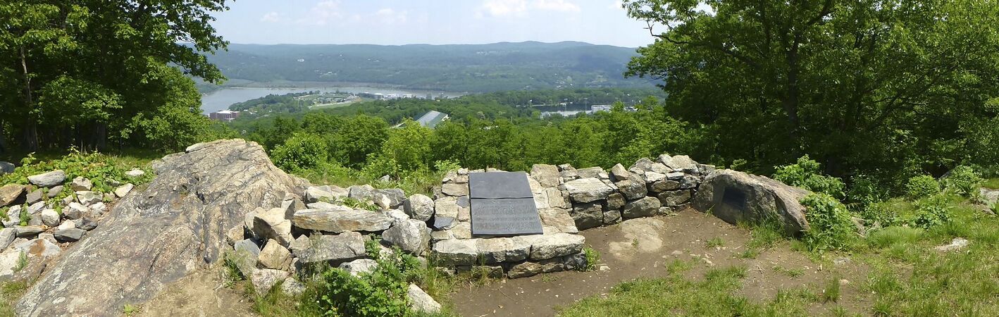 Redoubt 4 Eastern Overlook View of West Point with Fort Putnam Below