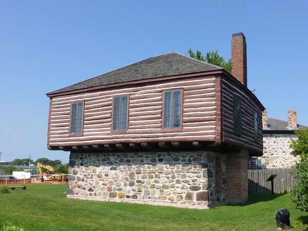 Clergue Blockhouse Front View.